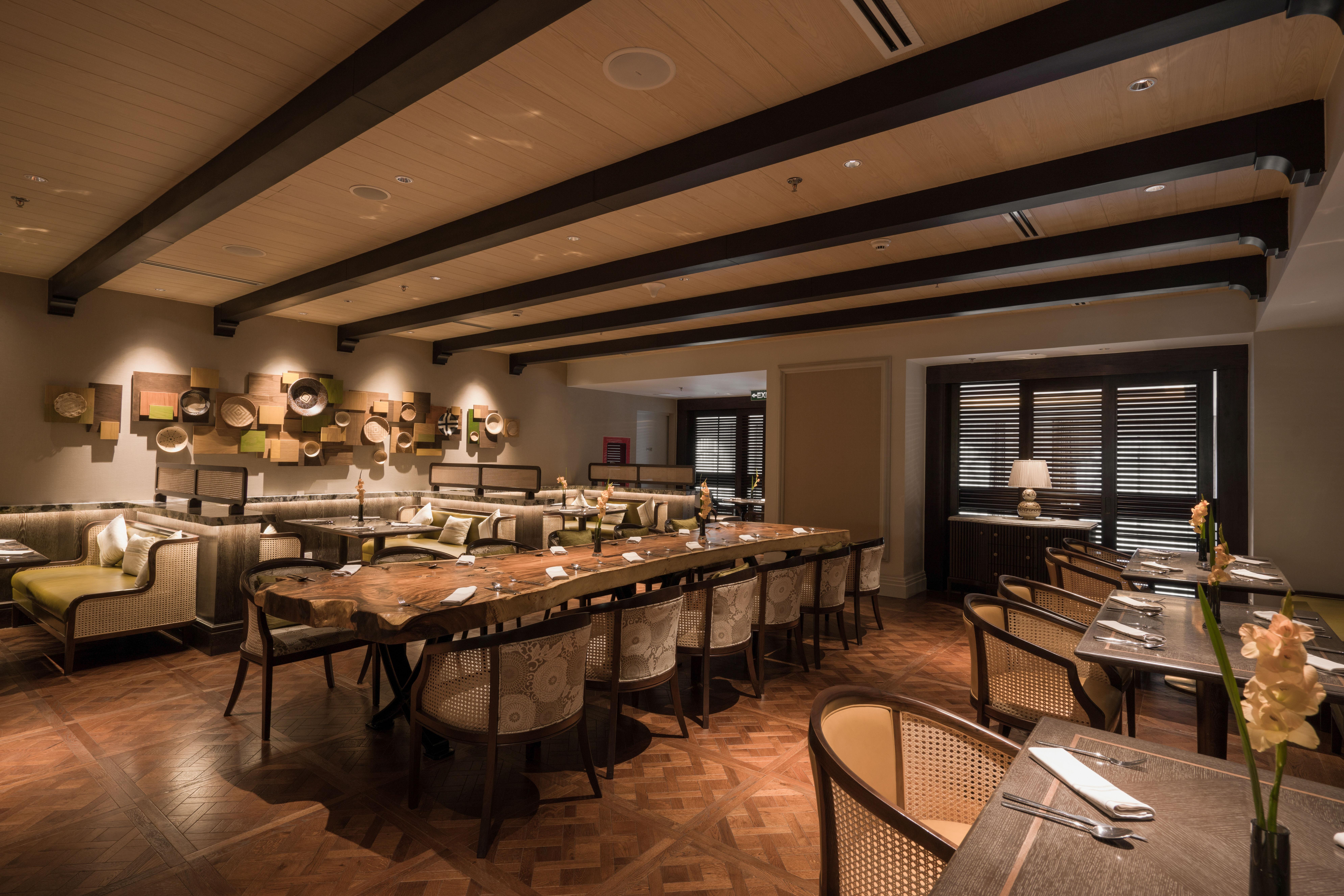 มาย เฮาส์ ไซ่ง่อน โฮเต็ล Hotel โฮจิมินห์ซิตี้ ภายนอก รูปภาพ The interior of the restaurant