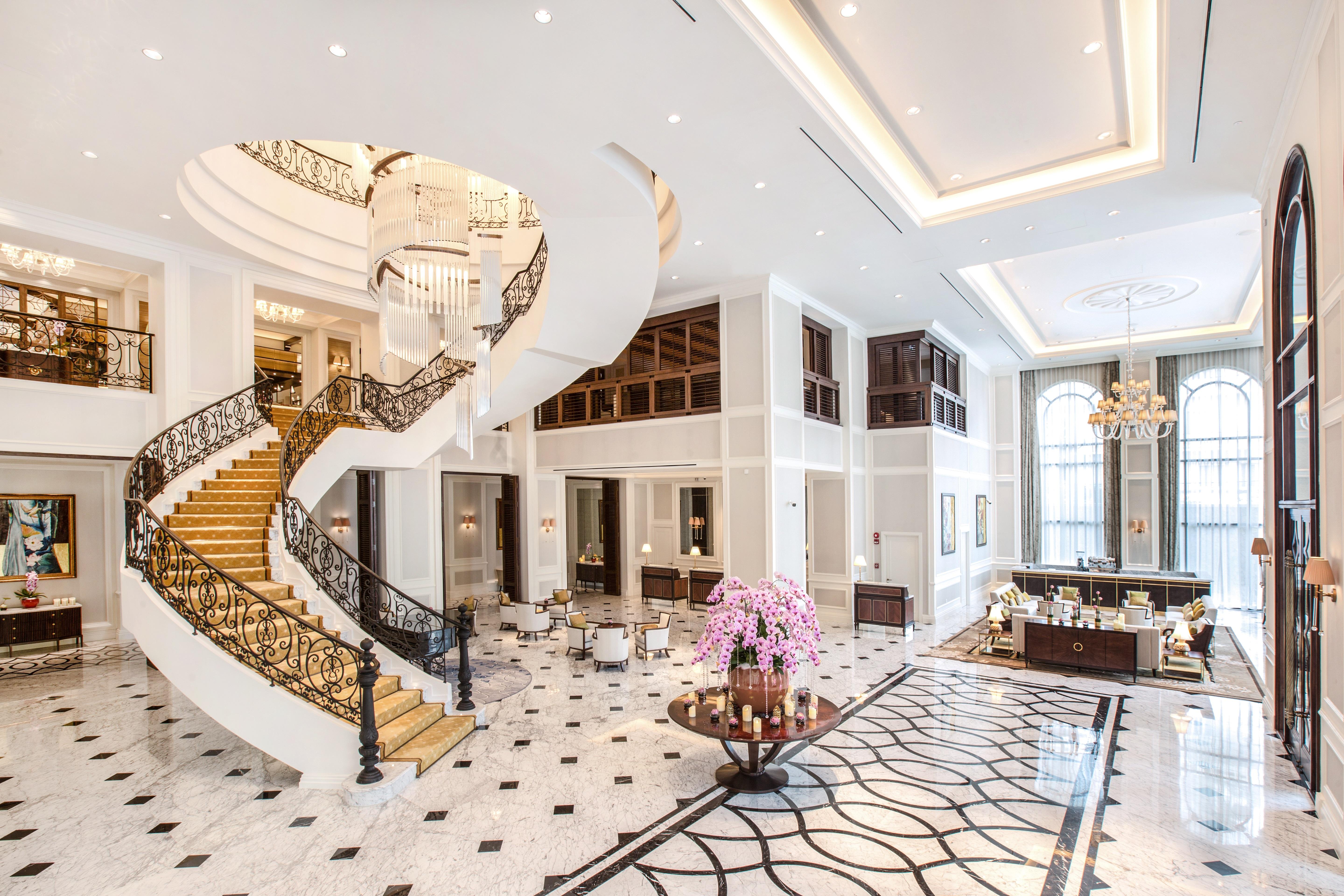 มาย เฮาส์ ไซ่ง่อน โฮเต็ล Hotel โฮจิมินห์ซิตี้ ภายนอก รูปภาพ The lobby of the hotel
