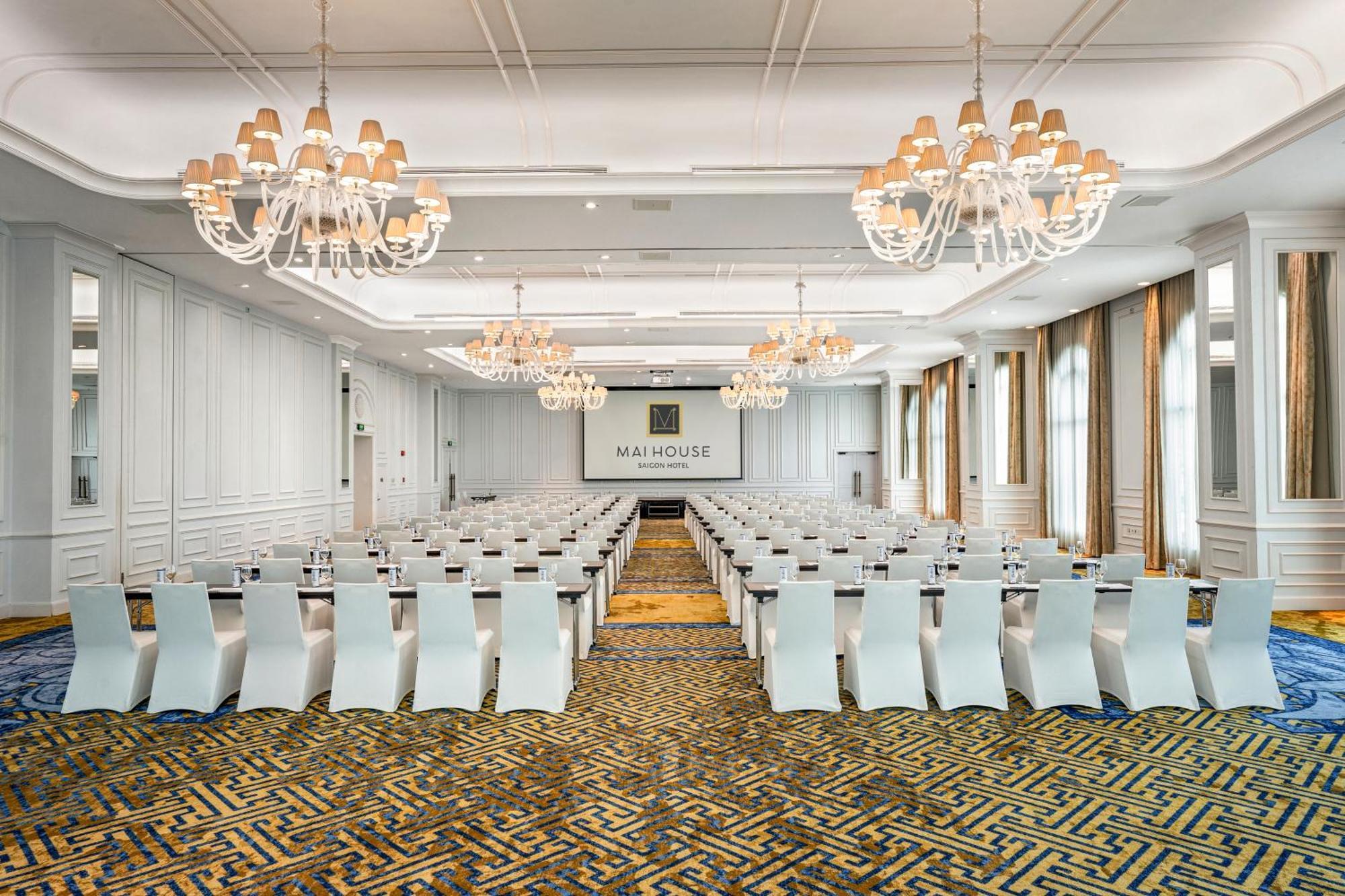 มาย เฮาส์ ไซ่ง่อน โฮเต็ล Hotel โฮจิมินห์ซิตี้ ภายนอก รูปภาพ The ballroom